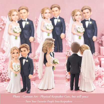 Custom Full-Color 3D Printed Figurine from Photo, Personalized 3D Character Keepsake