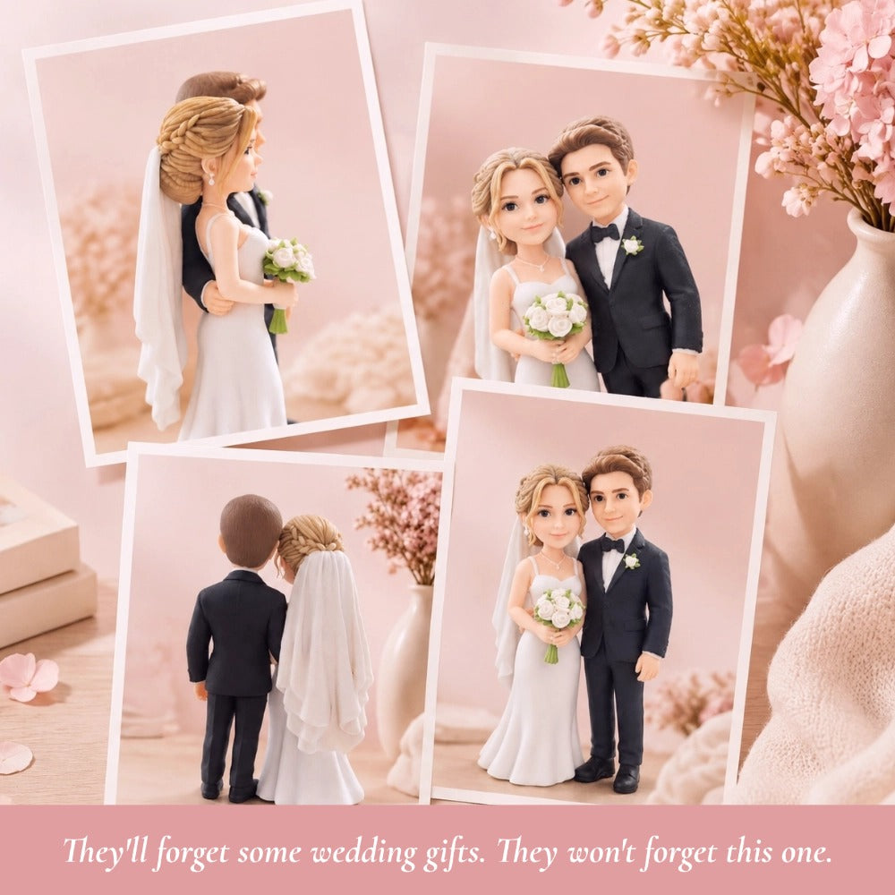 Custom Full-Color 3D Printed Figurine from Photo, Personalized 3D Character Keepsake